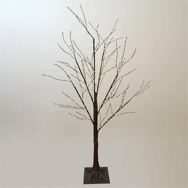 Surprise 42 in. Plastic Micro Light Tree Outdoor Decoration Brown SU2739408